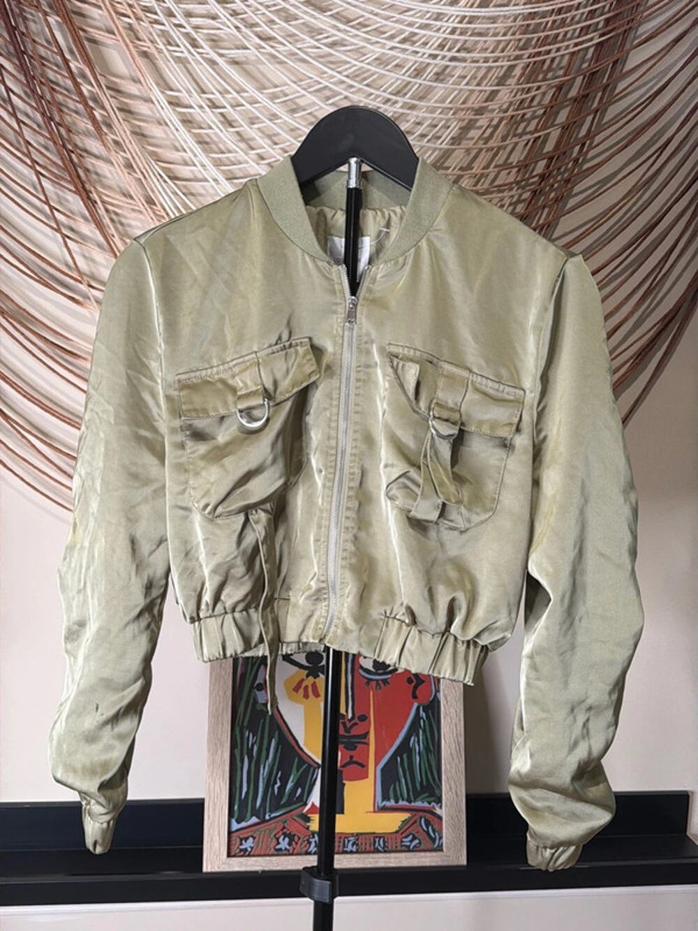 Love tree, bomber jacket, cropped S 3219